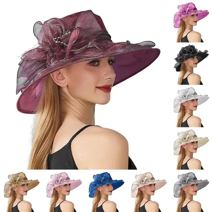 Chapeau en velours élégant et sophistiqué