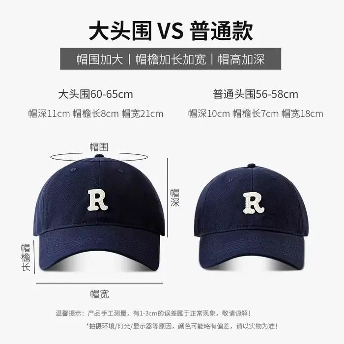 Casquette de baseball LYumabov-Large Head pour hommes et femmes