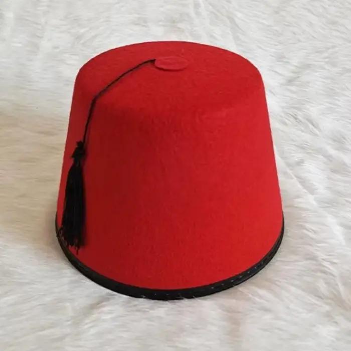 Casquette Fez ronde universelle en feutre