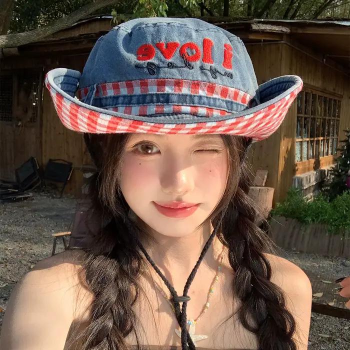Chapeau de cowboy occidental pour femme