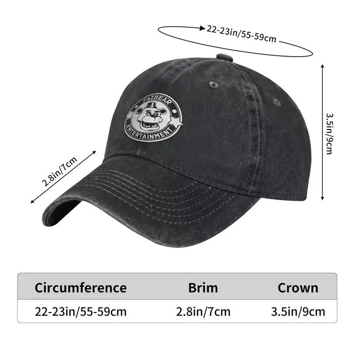 Casquette de Baseball Vintage FNAF At Freddys pour hommes et femmes