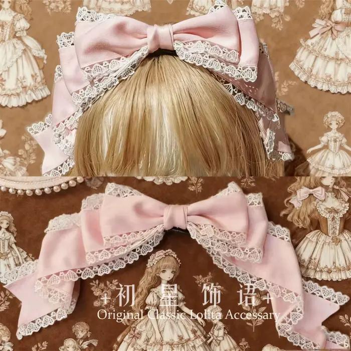 Bandeau Lolita Japonais Élégant à Grand Nœud