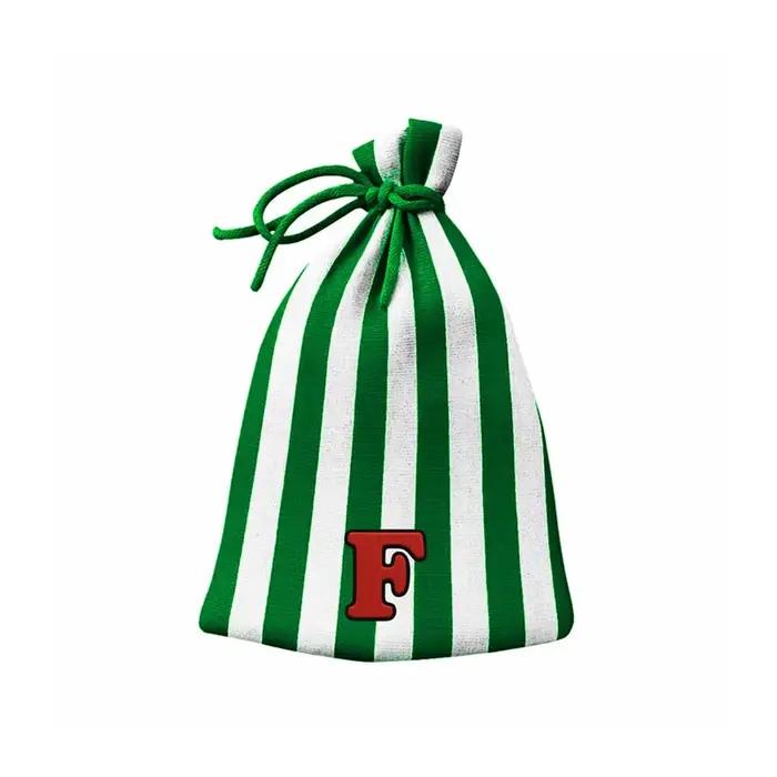 Casquette sans visière à rayures colorées de style universitaire américain