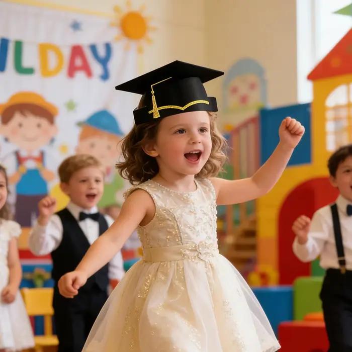 Lot de 10 chapeaux de graduation en carton 2026 avec pompon pour cérémonie et célébration de la remise des diplômes