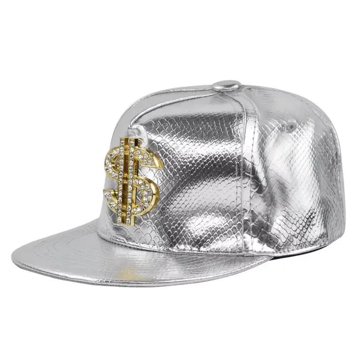 Casquette à bord plat avec la croix de jésus