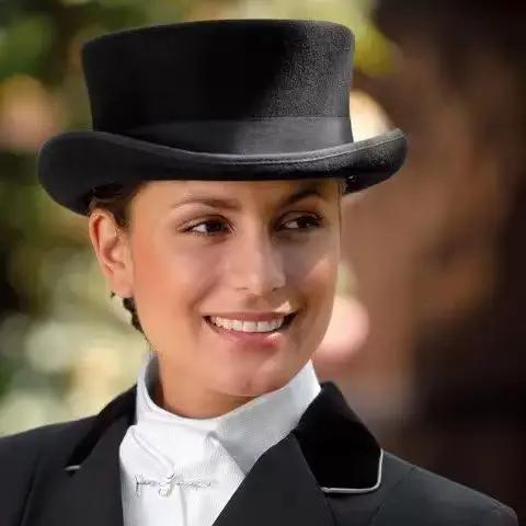 Chapeau melon en laine noir pour hommes