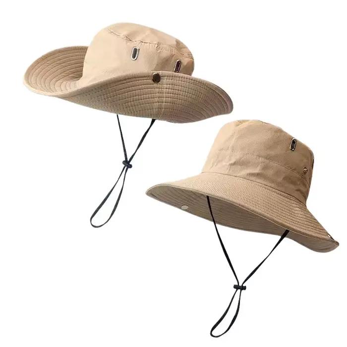 Chapeau de soleil d'été surdimensionné à large bord pour hommes