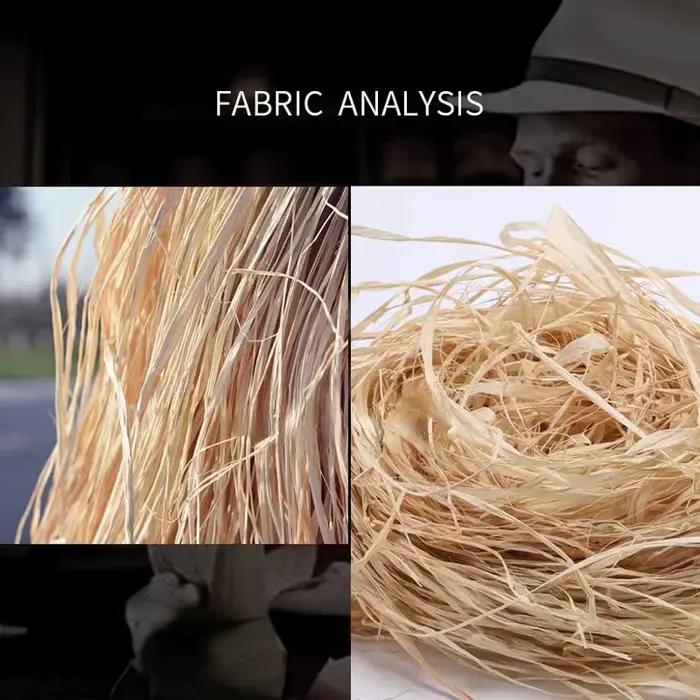 Chapeau de Paille anderTissé Pliable pour Femme et Homme