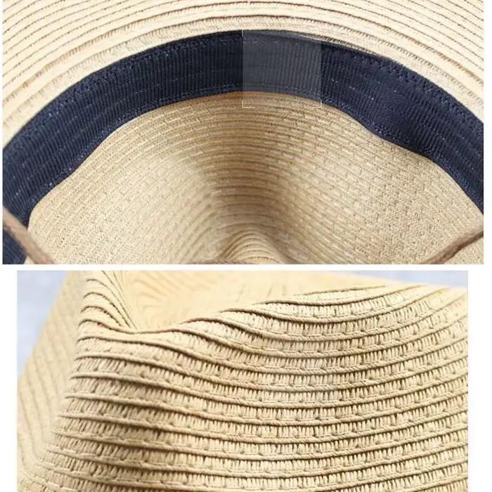 Chapeau de paille en papier pour hommes