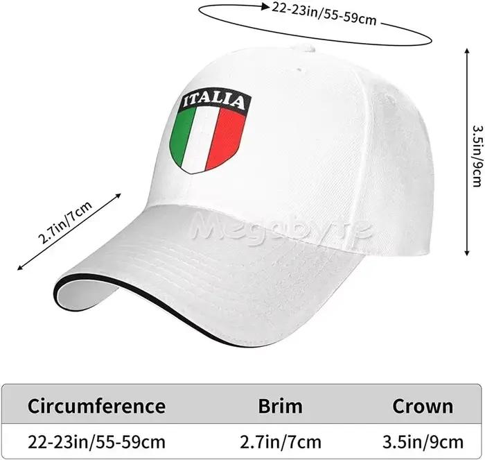 Casquette Sandwich drapeau italien d'italie