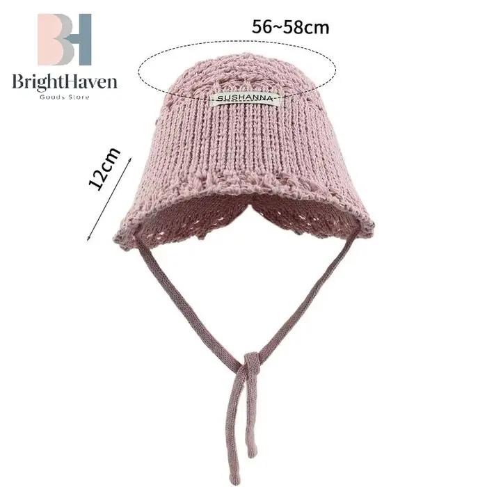 Chapeau de soleil en crochet avec protection UV pour femmes