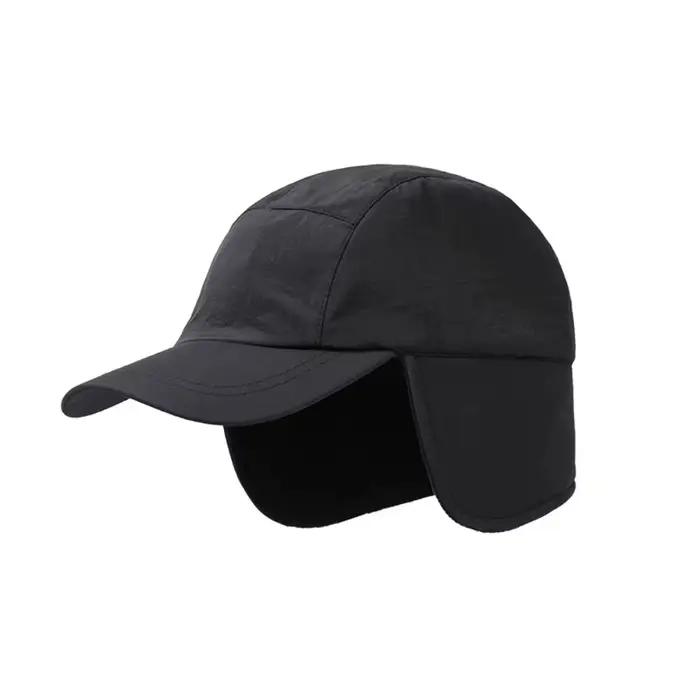 Casquette de Baseball coupe-vent chaude d'hiver polaire imperméable cache-oreilles chapeau pour hommes avec oreillettes Protection des oreilles randonnée Bonnets Ski
