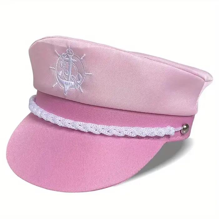 Chapeau de capitaine rose