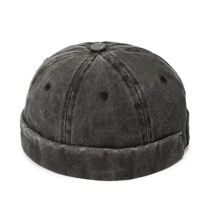 Casquette Docker en Denim délavé pour l'extérieur