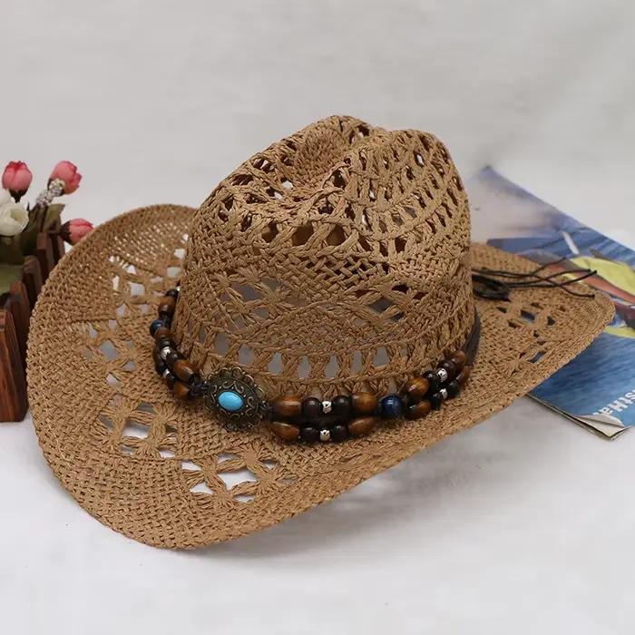 Chapeau de paille d'été pour femmes et hommes