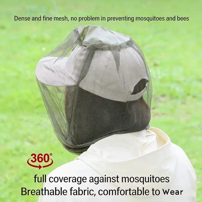 Chapeau anti-moustiques d'extérieur