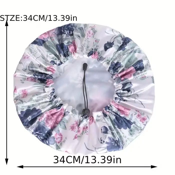 Bonnet de douche imperméable Double couche pour femmes
