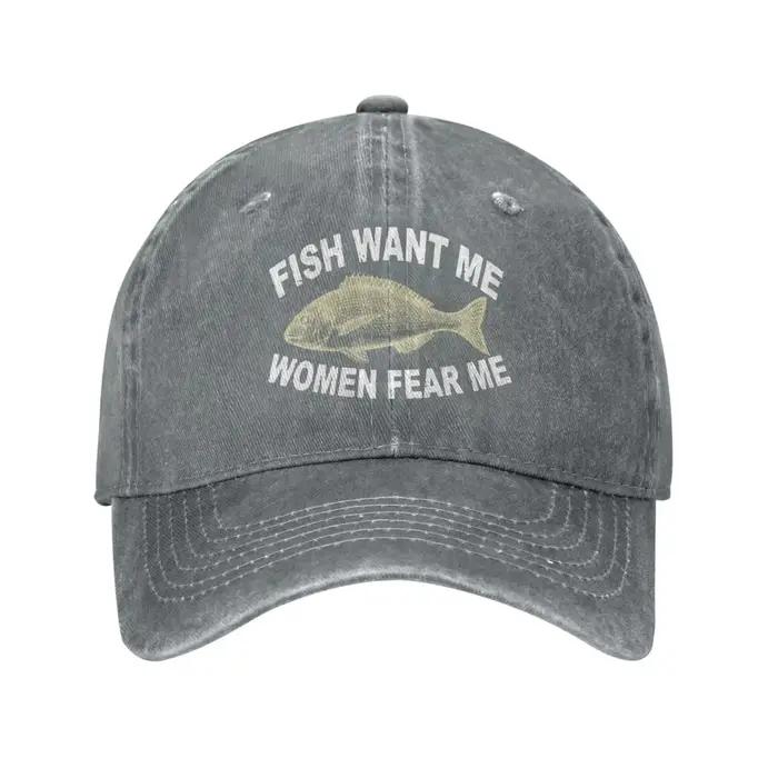 Chapeau femmes me veux des poissons me peur