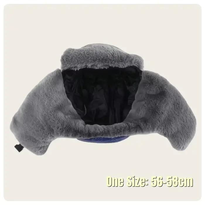 Chapeau Ushanka en peluche unisexe de Style russe