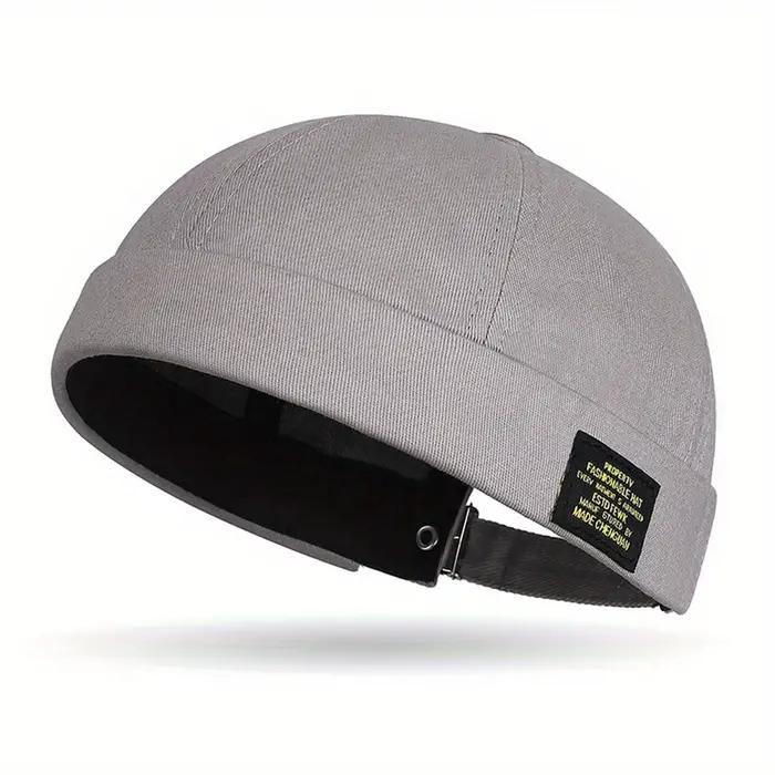Casquette de jalon rétro en coton réglable