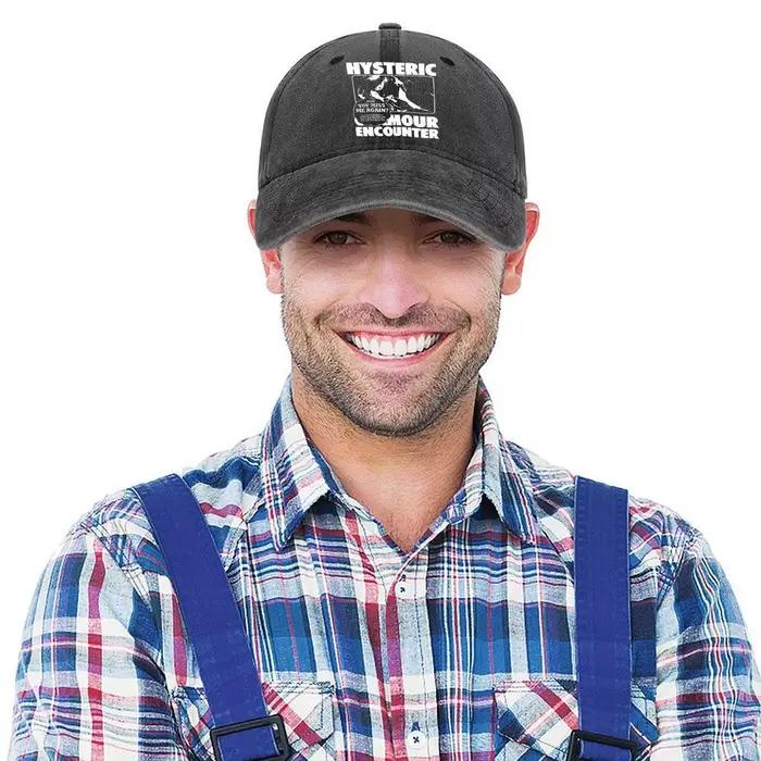 Casquette en jean vieilli style streetwear Hysteric
