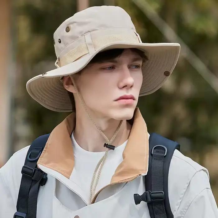 Chapeau à visière de pêche pour hommes
