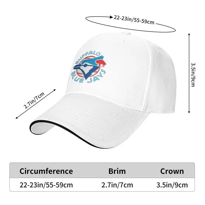 Casquette de baseball vintage Buffalo Blue-Jays-Bird pour femmes et hommes