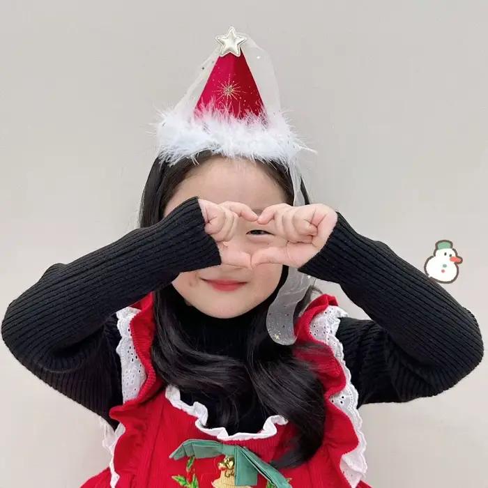 Joyeux noël décor rouge chapeau