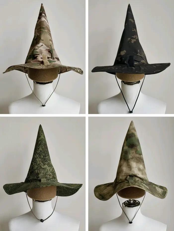 Chapeau de sorcier camouflage