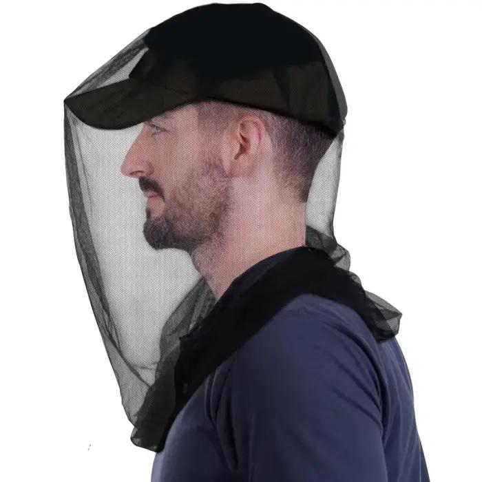 Chapeau anti-moustique masque