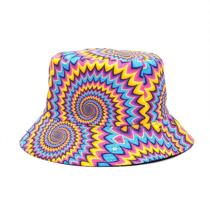 Casquette colorée à motif géométrique pour hommes et femmes
