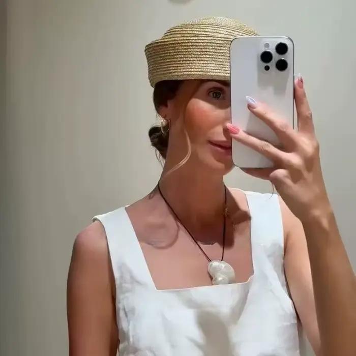 Nouveau Chapeau Docker en Paille de Raphia 100% Crocheté pour Femme