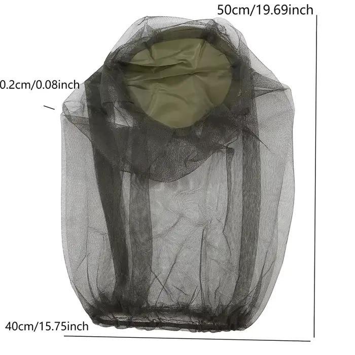 Chapeau de pêche anti-moustiques