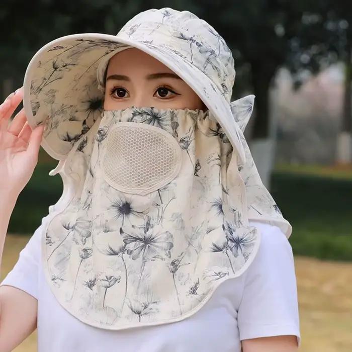 Chapeau de soleil intégral pour femme