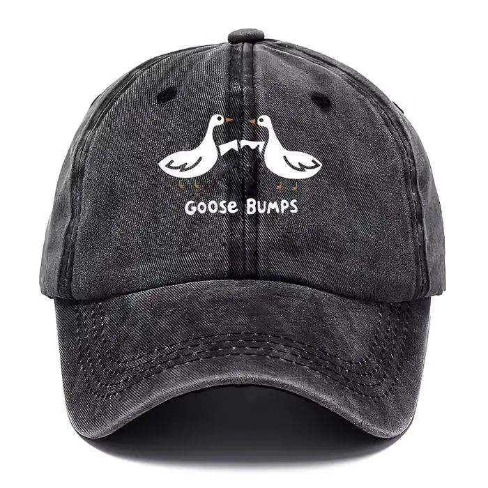 Casquette de baseball rétro imprimé d'oie