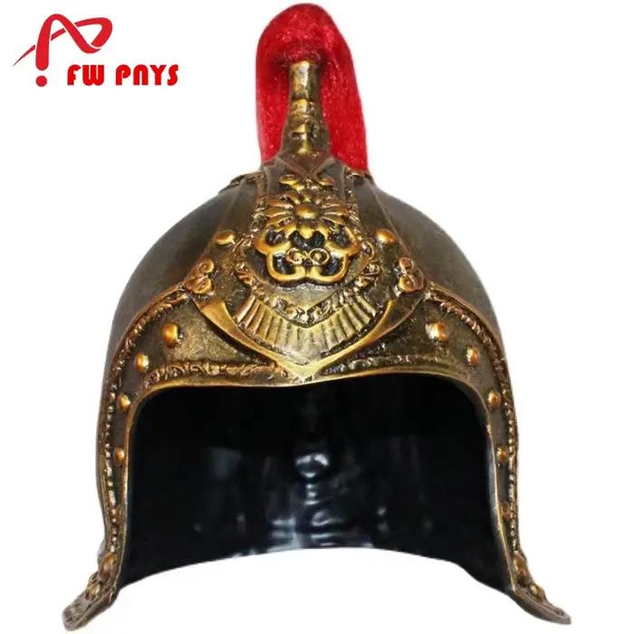 Chapeau général chinois ancien en argent doré pour adultes