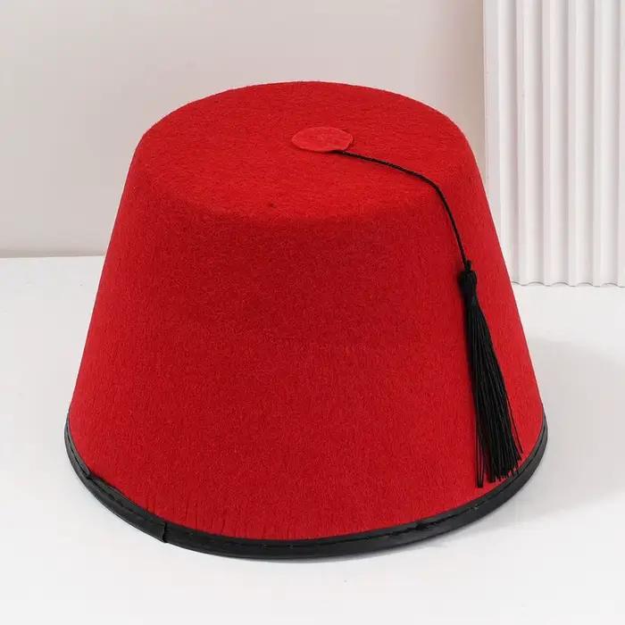 Casquette Fez ronde universelle en feutre