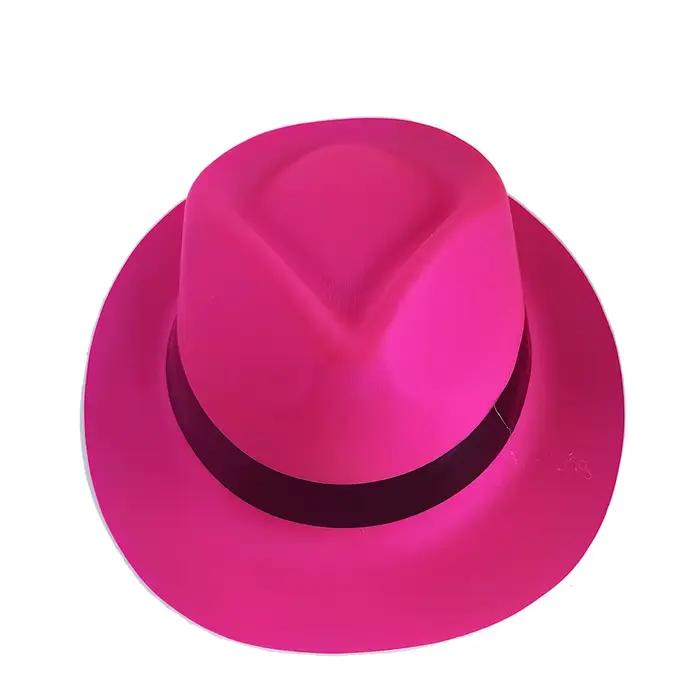 Chapeaux de fête en plastique néon