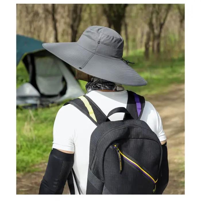 Chapeau de soleil pour homme avec large bord de 15 cm