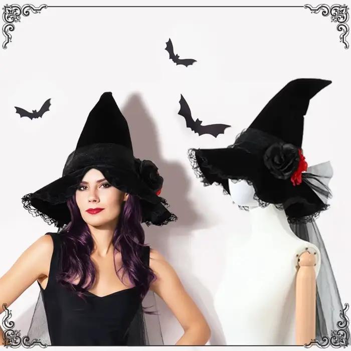 Chapeau de Sorcière Baroque pour Halloween