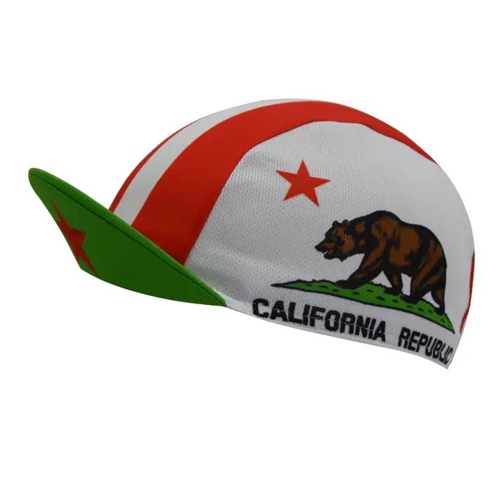 Casquette de cyclisme californienne pour hommes et femmes