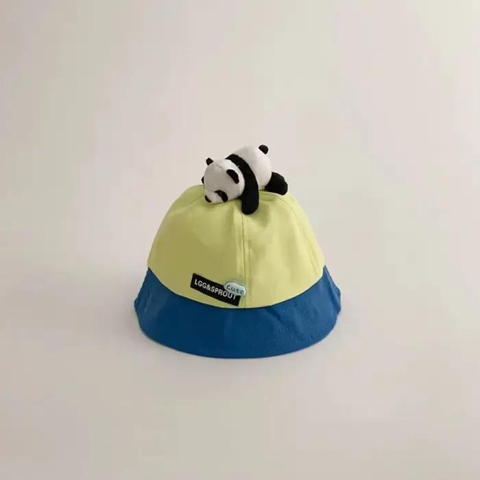 Printemps été mignon Panda seau chapeau en plein air bébé pêcheur casquette enfants garçons filles