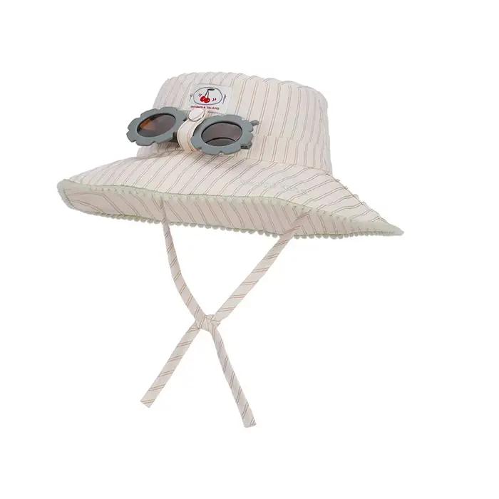 Chapeau de soleil d'été pour filles de 4 à 10 ans