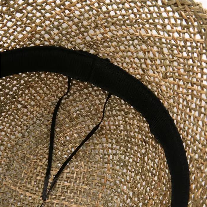 Chapeau de paille fait à la main pour femme