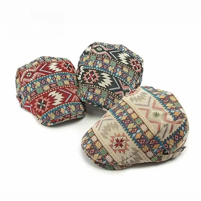 Béret Rétro Jacquard Tendance