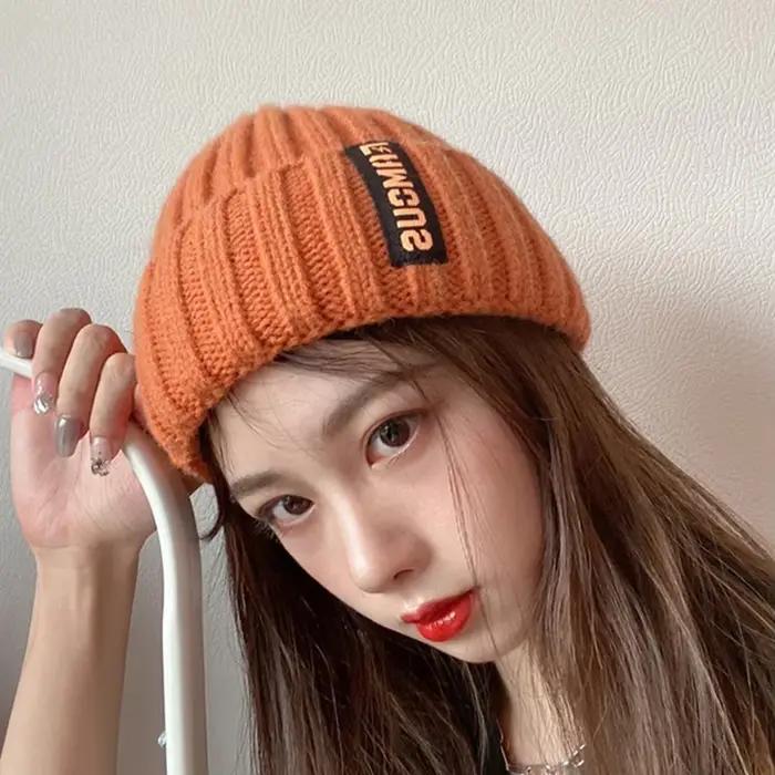 Bonnet en tricot au Crochet doux pour hommes et femmes