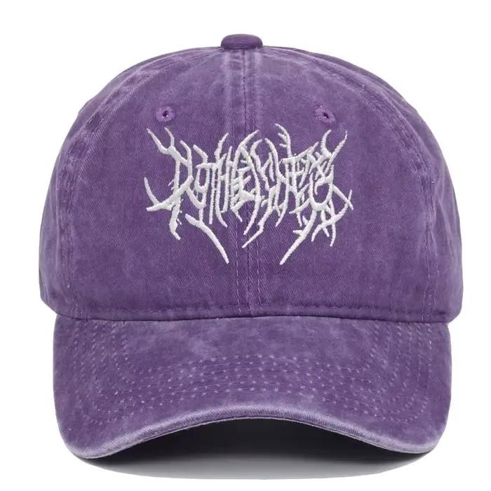 Casquette de Baseball brodée délavée rétro pour hommes et femmes