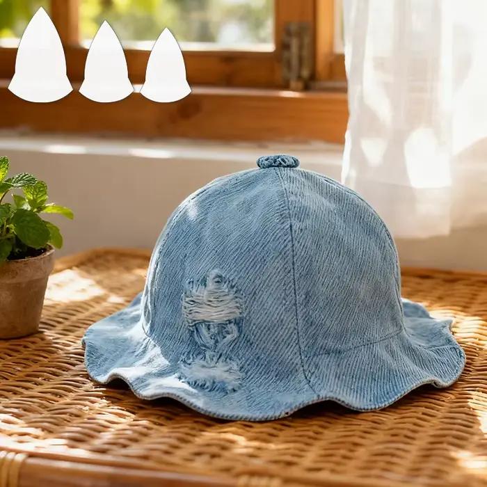 YOMDID 3 pièces modèle de couture de chapeau de pétale bricolage