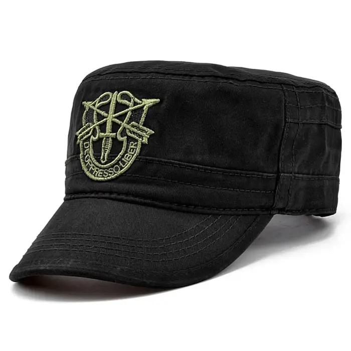 Casquette militaire unisexe camouflage brodée