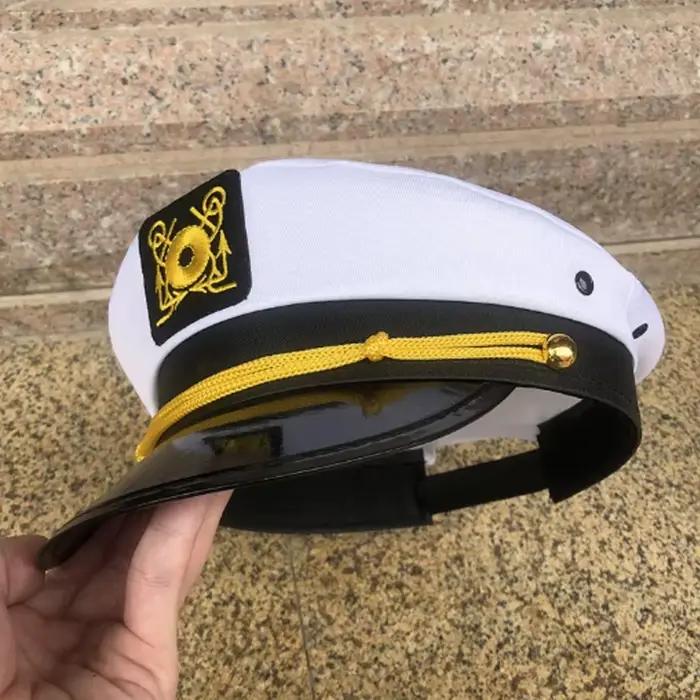 Chapeau blanc décoratif réglable
